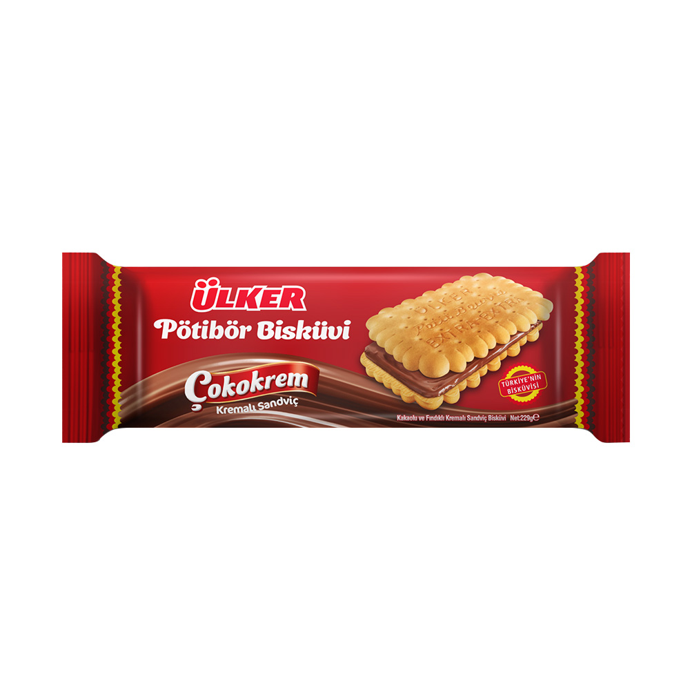 Ülker Pötibör Çokokrem Kremalı Sandviç 229g